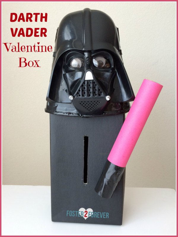 Check out this Star Wars Darth Vader Valentine box! Great idea for boys! 