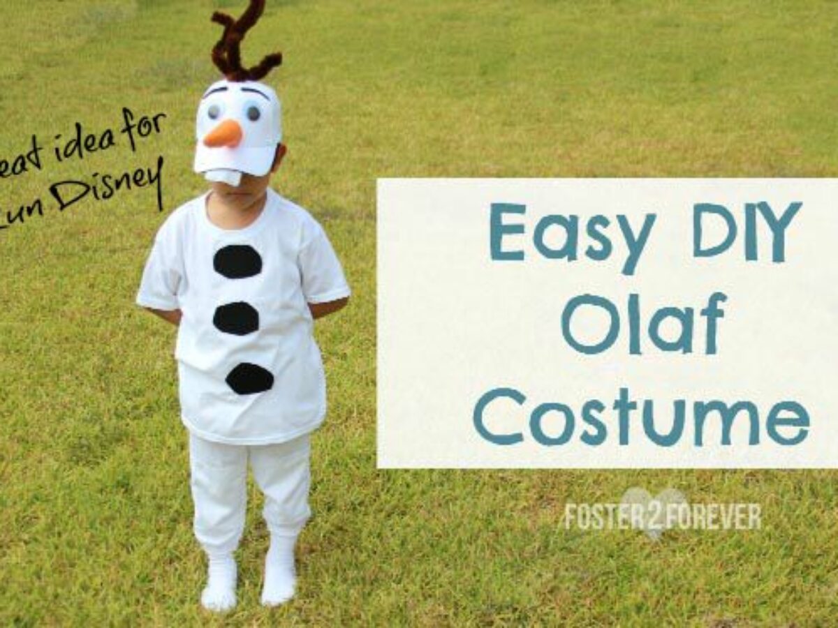 12 Homemade Halloween Costumes + my DIY Disney Frozen Olaf Costume - Foster2Forever