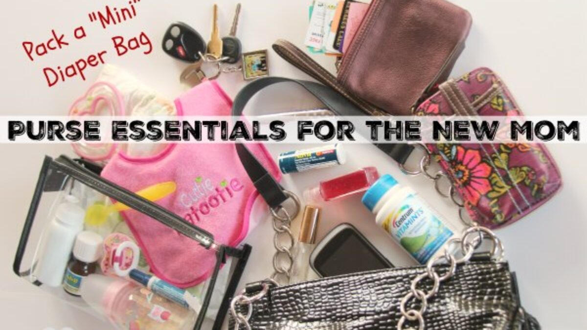 Mini Diaper Bag and Purse Essentials for New Mom - Foster2Forever